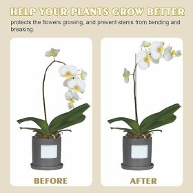 16Pcs Acrylic Plant Stakes,Plant Sticks,Clear Plant Support for Indoor and Outdoor Plants,Garden Stakes,Plant Support for Orchid,Potted Plants