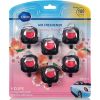 6 Clips Car Honey Peach Scent Car Air Freshener Car Vent Clip, Long Lasting, 4ml per Unit Safe Materials Easy to Use, Refresh Anytime
