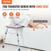 VEVOR Tub Transfer Bench for Bathtub, Adjustable Shower Seats for Adults, Lightweight Shower Bench for Elderly and Disabled