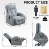 Infinite Position Single Motor Up to 350 LBS Power Lift Recliner Chair for Elderly