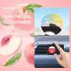6 Clips Car Honey Peach Scent Car Air Freshener Car Vent Clip, Long Lasting, 4ml per Unit Safe Materials Easy to Use, Refresh Anytime