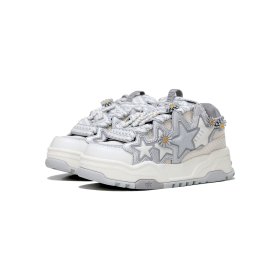 KAALIXTO--Daisy Bread Shoes-Grey - Unisex (Option: 35yard)
