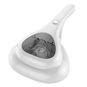 Vacuum Cleaner For Home UV Sterilization Mite Remover Dust 13000Pa Wireless Bed Vaccum Handheld (Color: White)