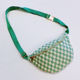 Check Yourself Belt Sling Bag (Color: Pistachio)