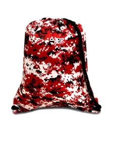 Liberty Bags 8881 Boston Drawstring Backpack (Color: DIGIAL CAMO RED, size: OS)