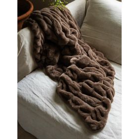 The Dreamer Blanket | For Stress & Anxiety | air conditioning quilt  Sofa Blankets Small Blankets Lunch Blankets Cozy And Warm Blanket Lightweight Sof (Color: Coffee)