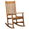 Outdoor/Indoor Rocking Chair, Square Wooden Rocking Chair 68.5*86*115CM  RT