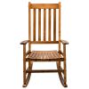 Outdoor/Indoor Rocking Chair, Square Wooden Rocking Chair 68.5*86*115CM  RT