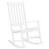 Outdoor/Indoor Rocking Chair, Square Wooden Rocking Chair 68.5*86*115CM  RT